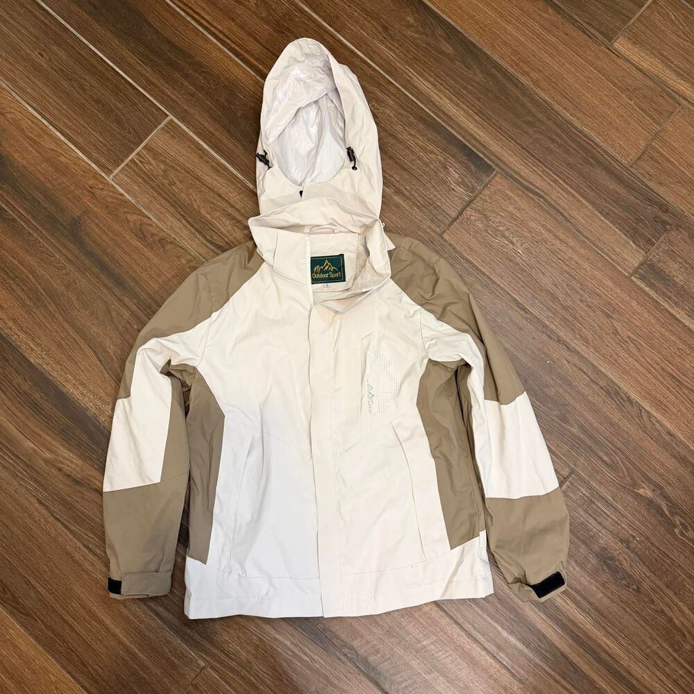 Outdoor Sport Colorblock Windbreaker Jacket Womens Large Y2K Gorpcore